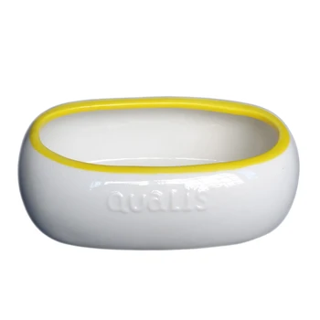 

1PCS Pet Feeder Bow Ceramic Cute Food Safety Grade Exquisite Adorable Feeding Pot Indoor Bowl for Cat Dog Small Pet