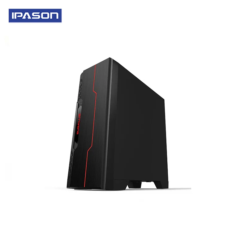 IPASON CHEAP Gaming PC Quad-Core AMD Ryzen3 2200G/DDR4 8G RAM/1T+240G SSD Desktop Gaming Computers
