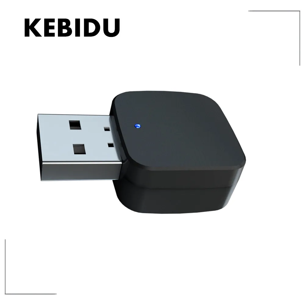

KEBIDU Mini 3.5mm 5.0 Wireless Bluetooth Transmitter Receiver Stereo Audio USB Music Adapter USB Bluetooth Adapter For Laptop PC