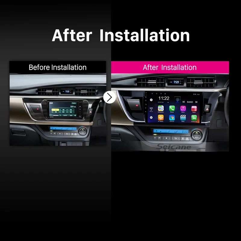 Discount Seicane Android 8.1 10.1" HD Touchscreen Car Radio GPS Navigation System For 2014 Toyota Corolla RHD 3G WiFi Head Unit 5 Discount Seicane Android 8.1 10.1" HD Touchscreen Car Radio GPS Navigation System For 2014 Toyota Corolla RHD 3G WiFi Head Unit 5