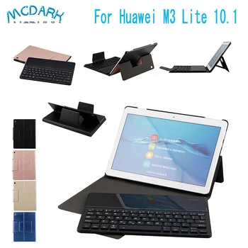

Business Tablet Case For Huawei MediaPad M3 Lite 10 BAH-W09 BAH-AL00 10.1'' Detachable Bluetooth Keyboard Leather Stand