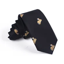 Mantieqingway 6 см для мужчин s Галстуки Человек Мода Кролик Галстуки Gravata жаккард тонкий галстук бизнес зеленый черный для