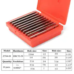 10 пар 1/8 ''U ltra тонкий сталь параллельный набор точность 0,0002'' фрезерный машинист утолщаются Высокая точность Parallels бар набор