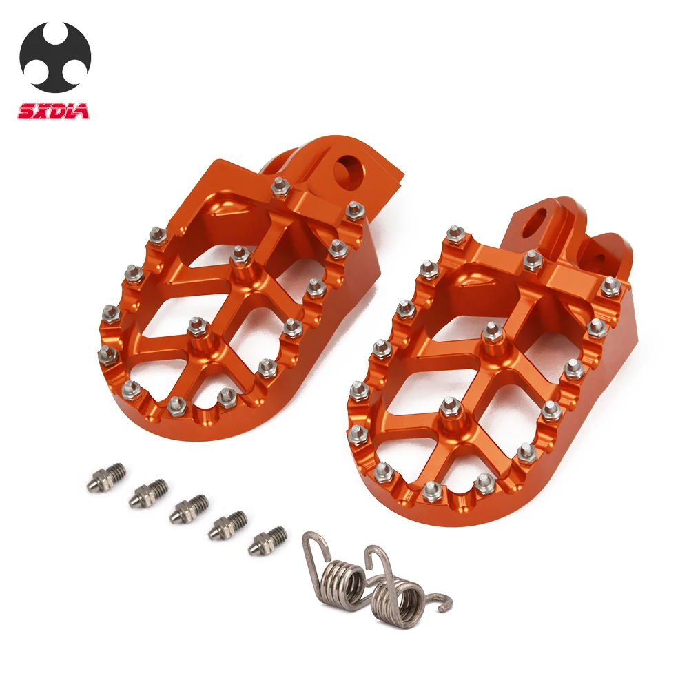 Motorcycle Foot Pegs Footrests Footpegs Foot Rests For KTM SX SXF EXC