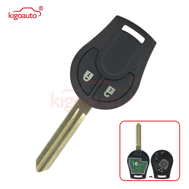 Kigoauto Car Remote Key Fit for NISSAN CWTWB1U761 Juke March Qashqai Sunny Sylphy Tiida X-Trail 433MHz ID46 chip