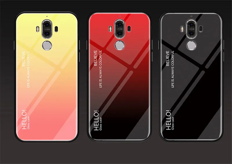 Gradient Aurora Tempered Glass Back Cover