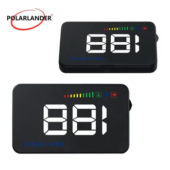 

OBD2/EUOBD HD 3.5 inch A500 Projector Windshield HUD Display Smart Voltage Digital Overspeed Water temperature alarm display