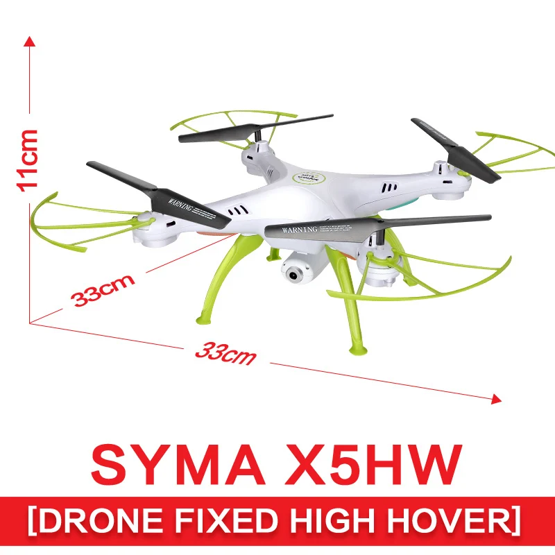 SYMA X5HW RC Quadrocopter Drone With Camera Wifi FPV HD Real-time Transmit RC Helicopter Quadcopter Dron Drones Toy Hover