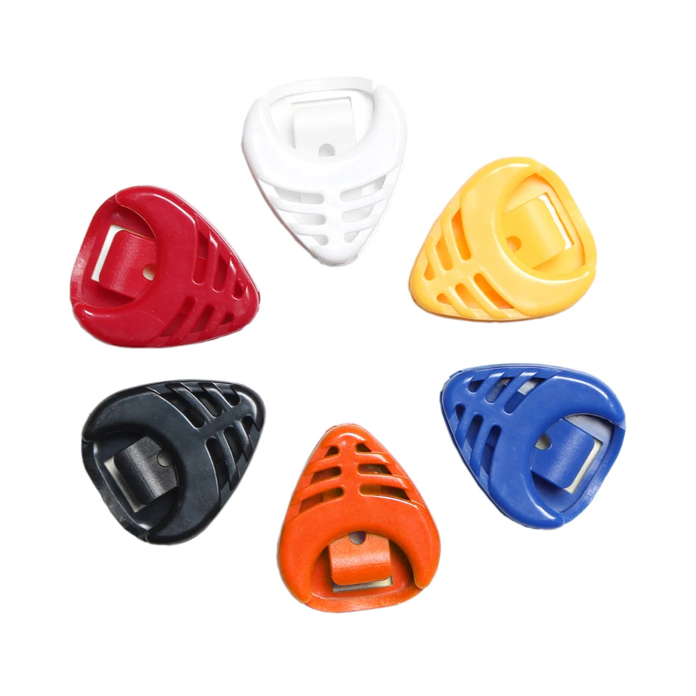 6Pcs Durable Plastic Guitar Pick Collection Holder Accessories Box | Игрушки и хобби