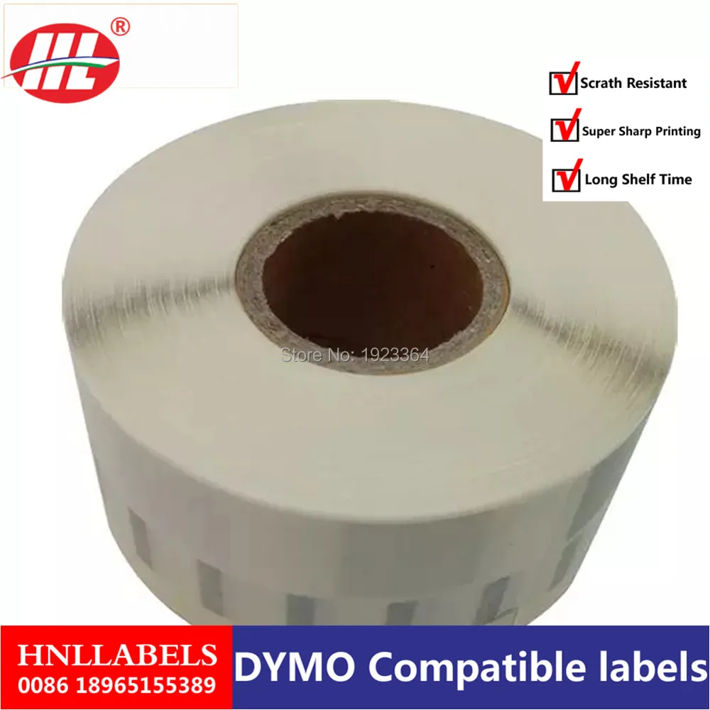 Dymo 11355 этикетка 19 мм * 51 500 шт/рулон совместимый для LabelWriter400 450 турбо принтер Seiko SLP 440