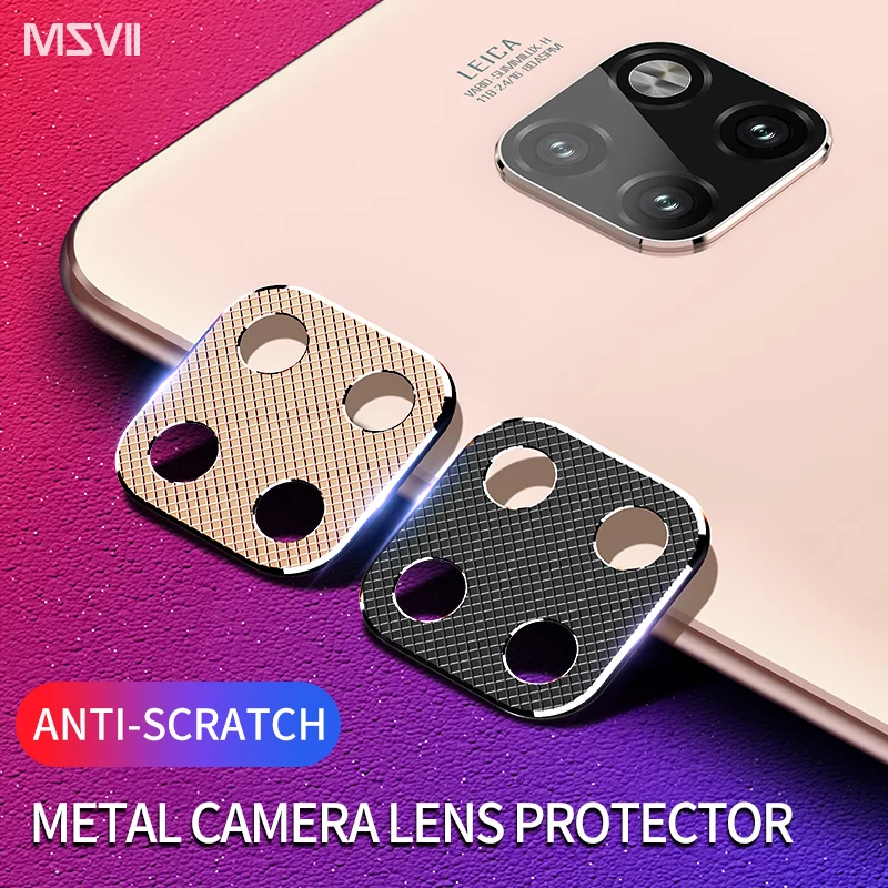 

MSVII Metal Camera Lens Film for Huawei Mate 20 Easy to Install Scratch Proof for Mate 20X Mate 20 Pro Camera Lens Protector