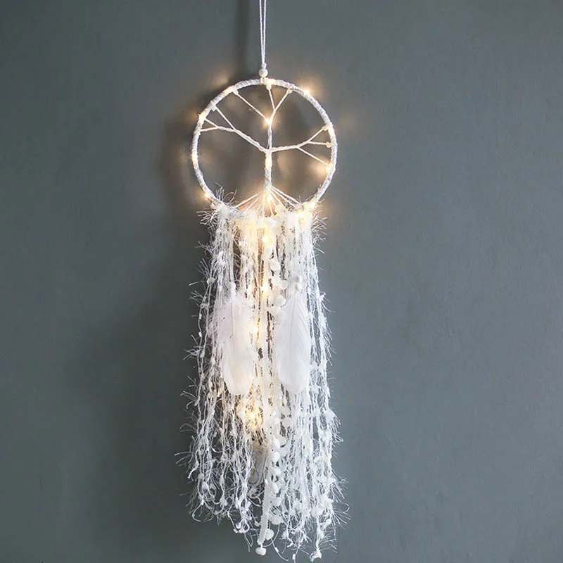 Pequeña luz nocturna que desea el atrapasueños del árbol decoración suave de la habitación de la Hermana decoración del aire decoración colgante regalos de cumpleaños Pequeña luz nocturna que desea el atrapasueños del árbol decoración suave de la habitación de la Hermana decoración del aire decoración colgante regalos de cumpleaños