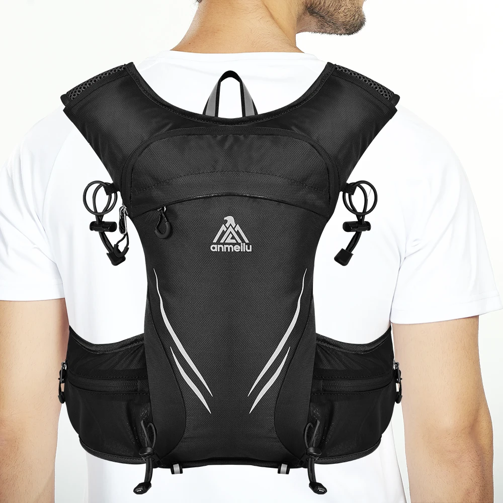 

5L Water Repellent Hydration Backpack Water Bladder Pack Insulated Hydration Breathable Outdoor Running Hydration Backpack
