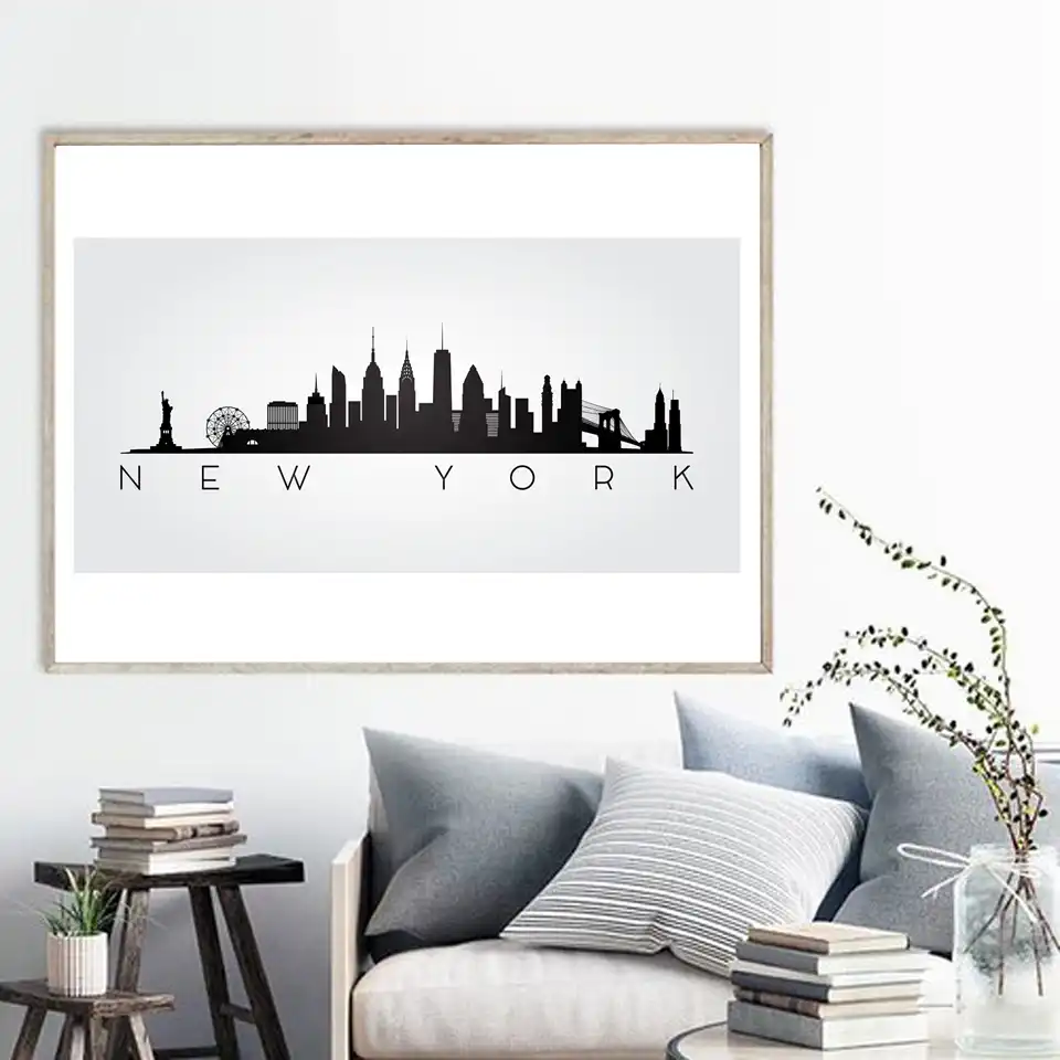 Detail Umpan Balik Pertanyaan Tentang Kota Abstrak New York Hitam