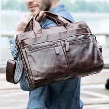 2019 Men Leather Bag Briefcases Male Genuine Leather Shoulder Bags Computer Bag Man Business Briefcase Handbag Bolsa Masculina 2019 Men Leather Bag Briefcases Male Genuine Leather Shoulder Bags Computer Bag Man Business Briefcase Handbag Bolsa Masculina