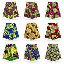 Настоящий воск африканская ткань хлопок Анкара ткань высокого качества Африканский Воск принты настоящий шотландский вощеный хлопок 6 ярдов