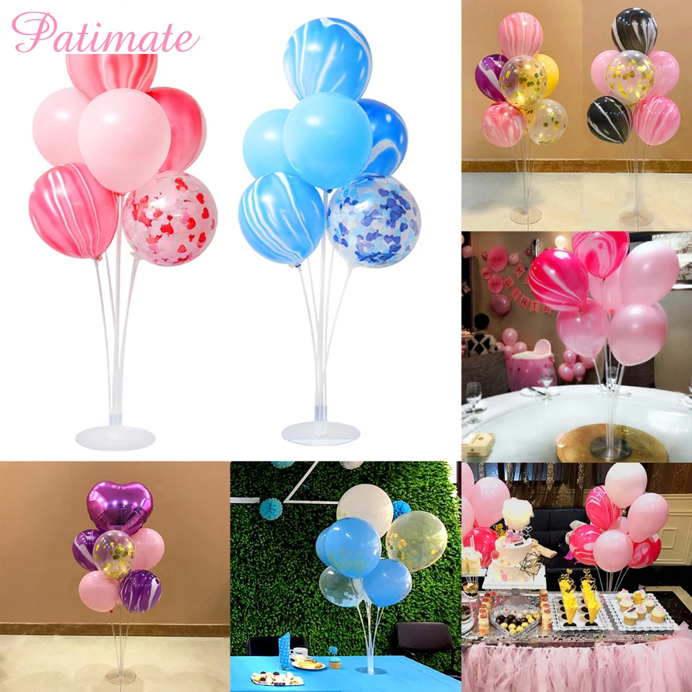 

PATIMATE Wedding Balloons 18pcs 12inch Latex Confetti Ballons Inflatable Balls Air Baloons Birthday Wedding Party Supplies