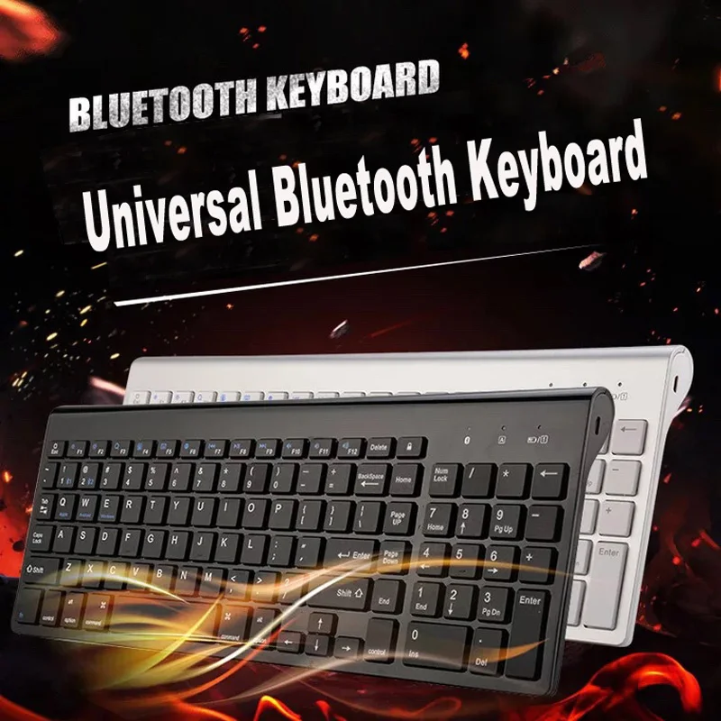 

3.0 Wireless Bluetooth Gaming Keyboard Wired Dual Mode Keyboard for MacNotebook Laptop Tablet TV box for IOS Android Win 7 10