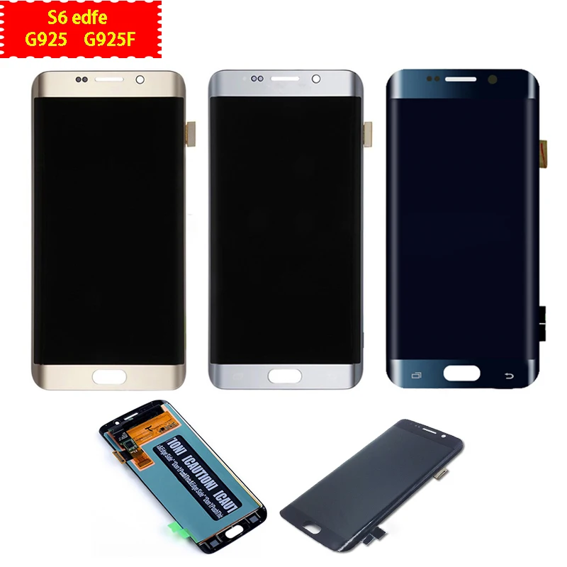 

For Samsung Galaxy S6 Edge LCD Display Touch Screen Digitizer Frame For Samsung S6 Edge G925 G925F Replacement Repair Tools