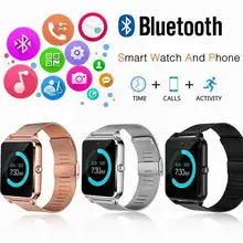 Горячая Z60 Bluetooth Смарт часы телефон mate сенсорный экран для IOS Android IPhone телефонов