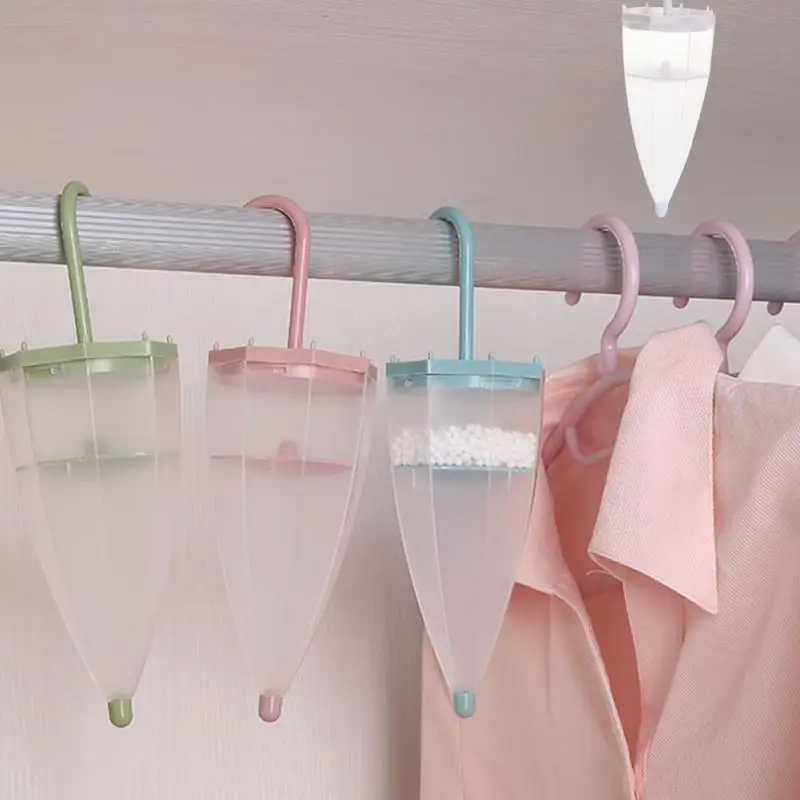 

2019 Mini Umbrella Moisture Absorbers Box Household Replaced Hanging Wardrobe Box With Desiccant Cleaning Dehumidifier Tools