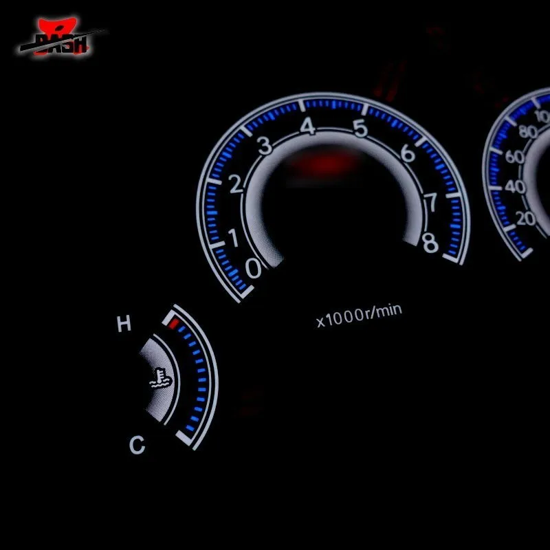 DASH EL glow gauge для Toyot Corolla AE100 светильник черного цвета с черно белой панелью 240 км 8000