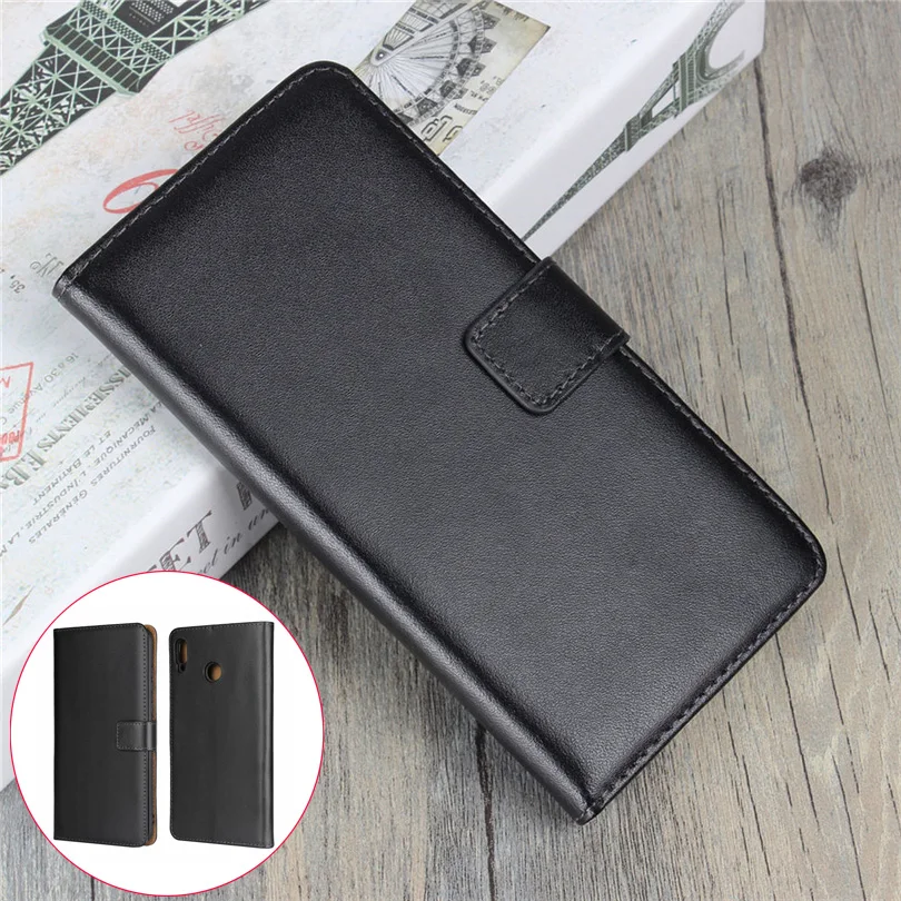 Чехол бумажник из натуральной кожи для Huawei Honor Play 10 9 8C 8X Max 7A 6X флип чехол телефона