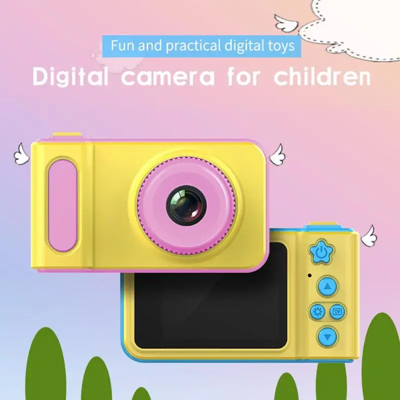 

VODOOL K7 2.0 inch Cartoon Cute Children Digital Photo Camera HD 1080P Video Recorder Camcorder for Children Birthday Best Gift