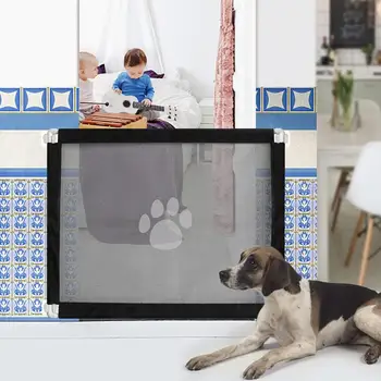 

Safety Dog Pet Fences Safe Guard Indoor And Outdoor Protection Safety Magic Gate For Dogs Cat Pet Reinforced Fiber+polyethylene