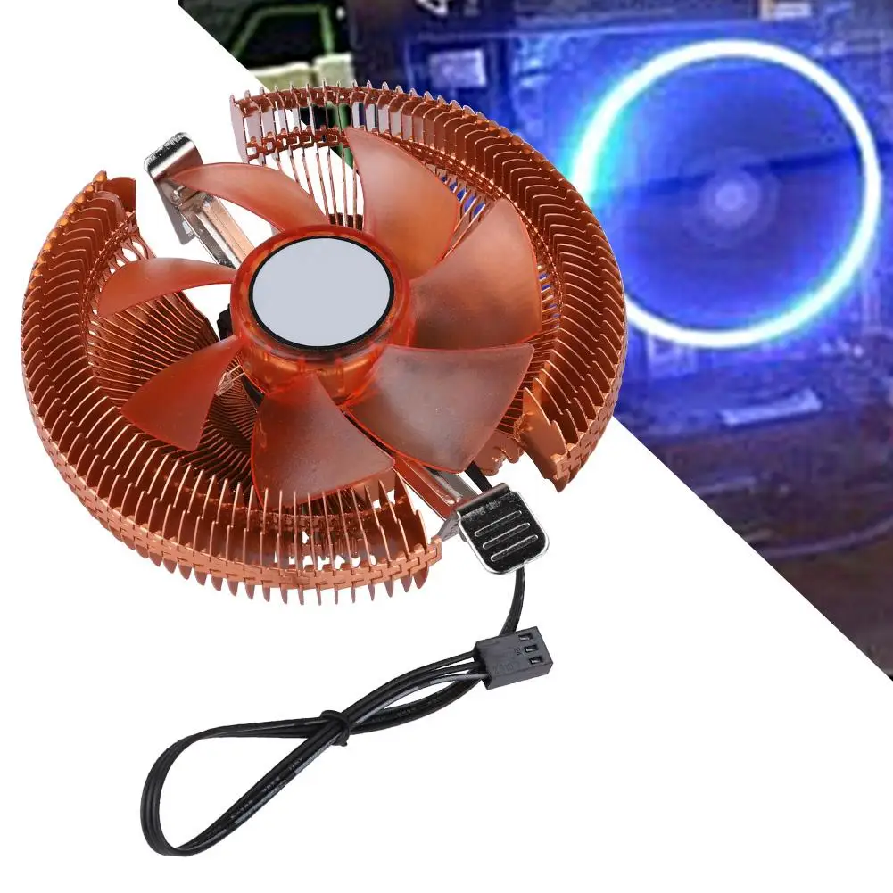 

Cold Storm L32- Copper with Light Computer 3Pin CPU Cooling Radiator for AMD/1150/1151/1155/1156/775