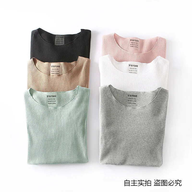 

2019 Summer Cotton Tee Shirt Long Sleeve T Shirt Women Tops Fashion Work Blusa Loose T-shirt Camiseta Mujer
