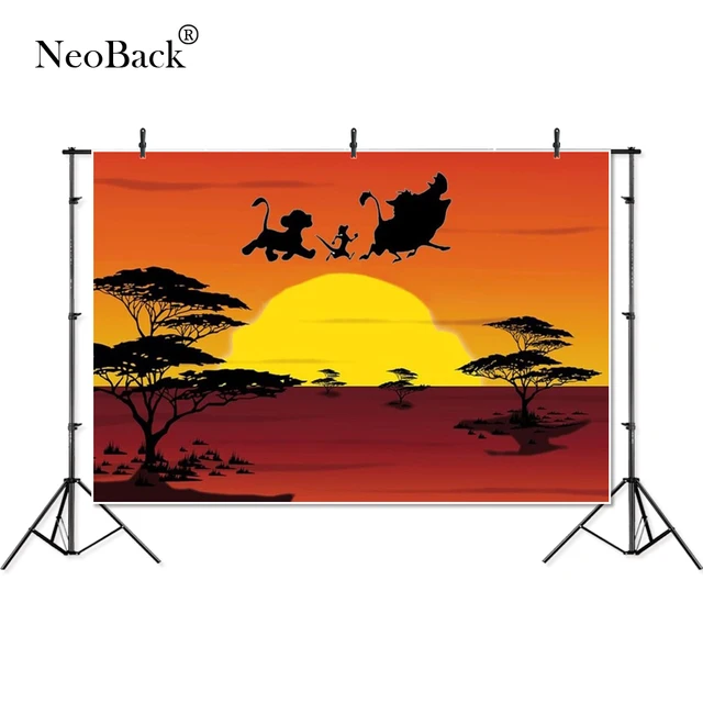Thin Vinyl lion king the African grassland kids children Photography studio Backgrounds professional indoor Photo Backdrops