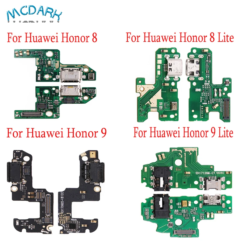 Плата Mcdark для зарядного USB порта Huawei Honor 8 Lite/9 Lite гибкий кабель соединитель 9