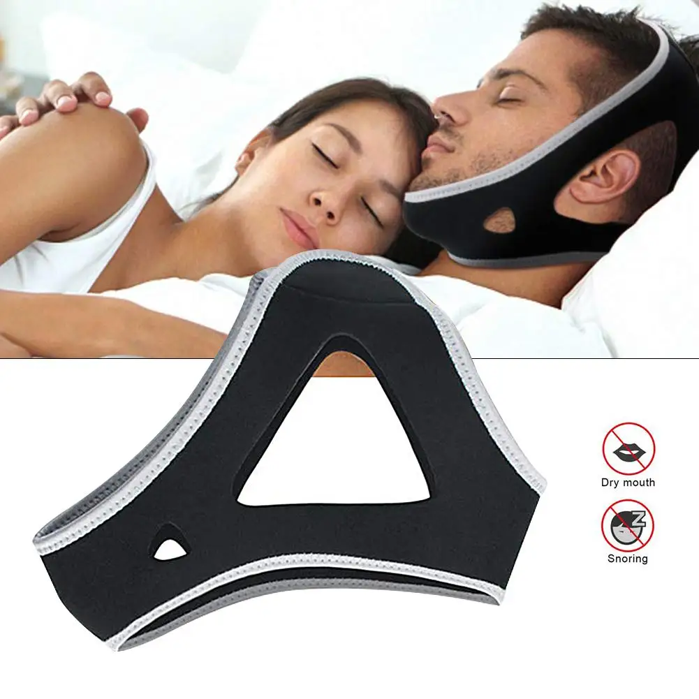 

Stop Snore Triangle Snoring Stopper Chin Strap With Chin Protection Band For Stop Snoring Clenching Tooth Grinding