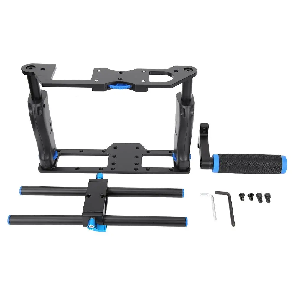 

C2 DSLR Camera Mount with Top Handle Grip Photo Studio Kit Rabbit Cage Stabilizer Hot
