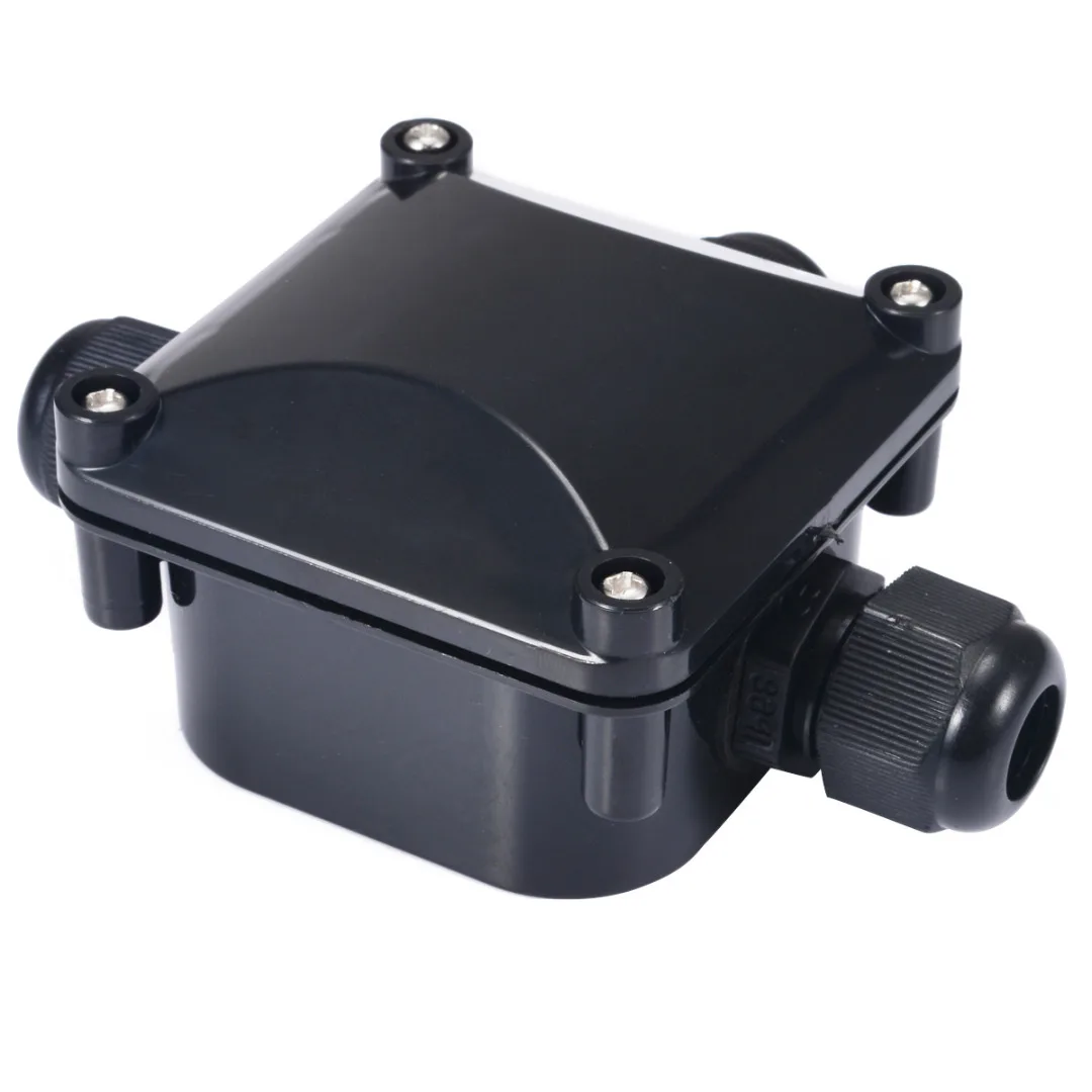 

IP68 Waterproof Junction Terminal Box Protection Building Connectors With 3 Way Cable Access For Outdoor Lighting Connections