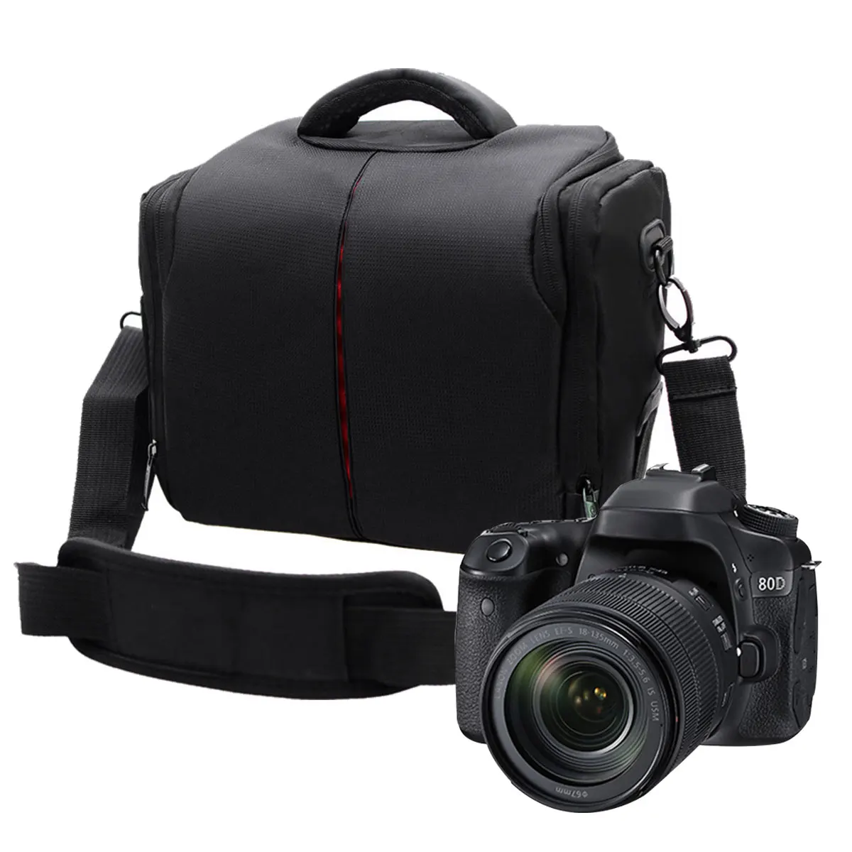 Сумка для DSLR камеры модная сумка через плечо из полиэстера чехол Canon объектива Nikon