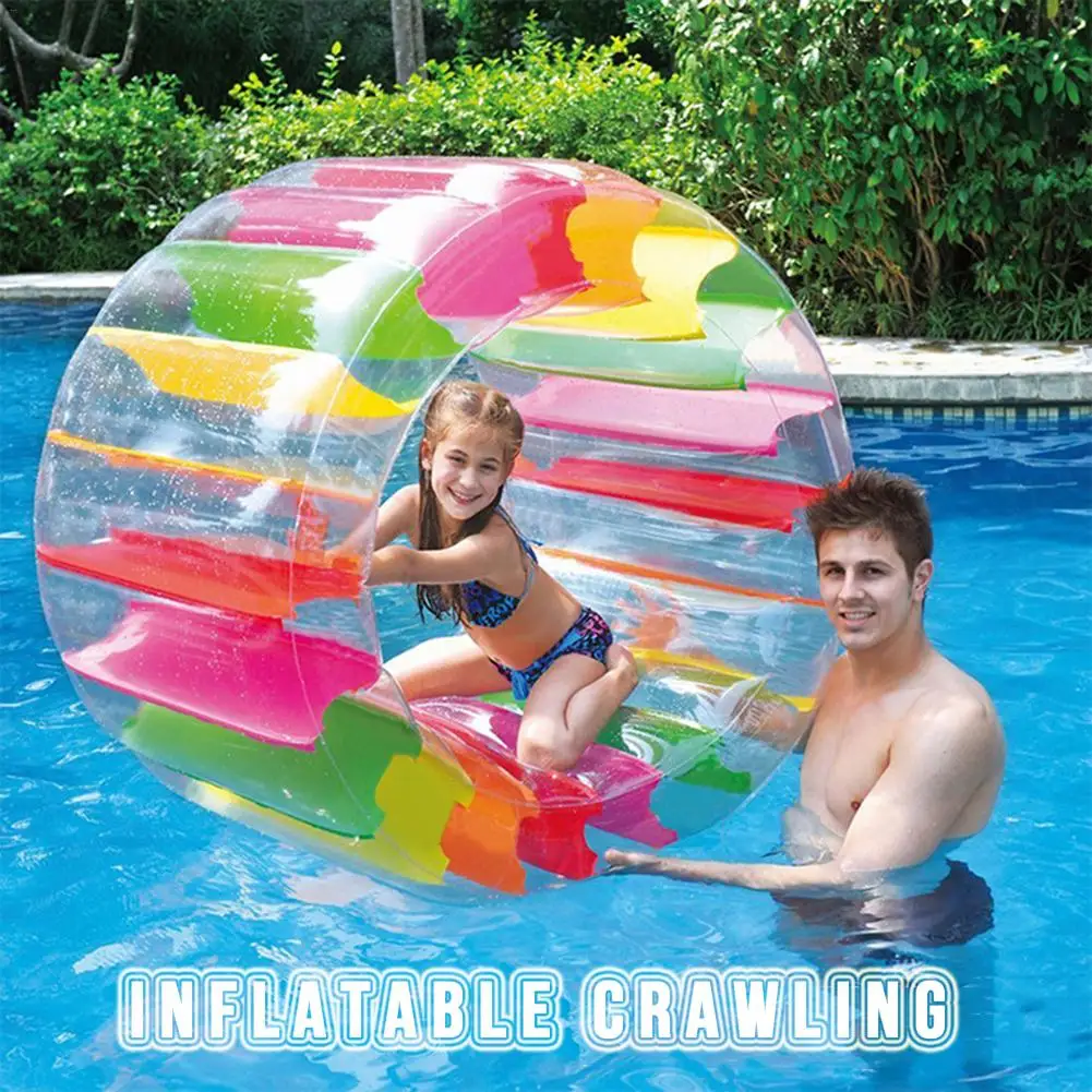 

High Strength PVC Inflatable Wheel Water Toy Multi-functional Puzzle Crawling Cylinder for Children Soft and Comfortable