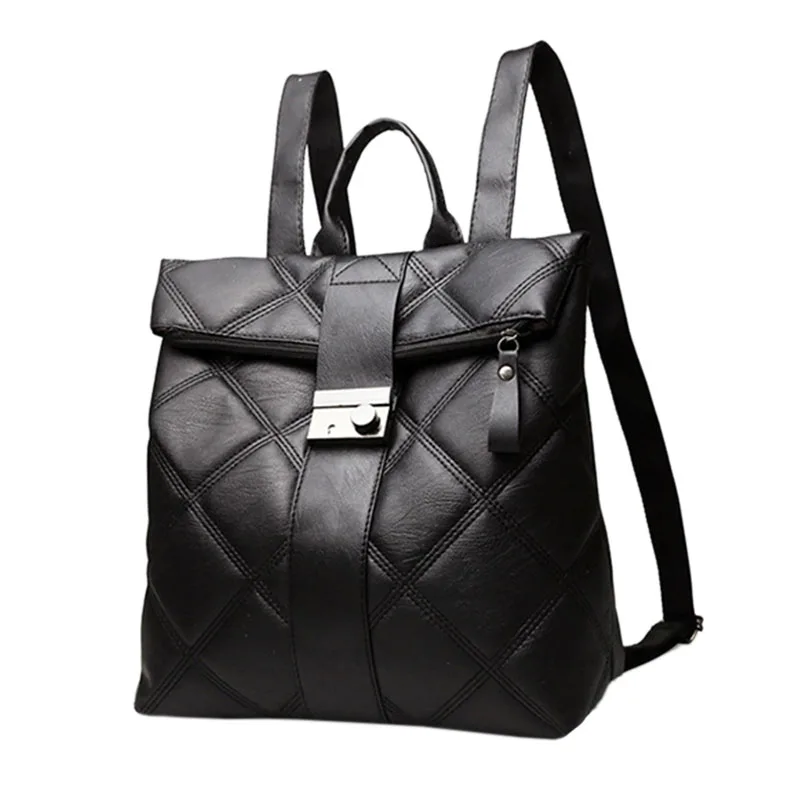 

AUAU Embroidery line shoulder bag backpack new large capacity student bag embroidery line backpack