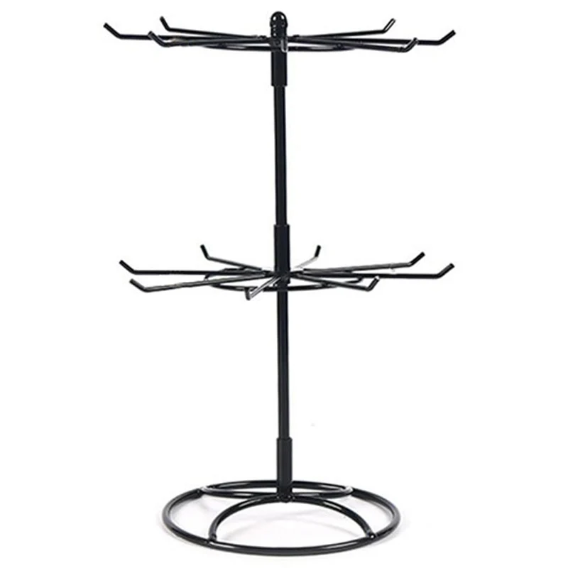 

Double Metal Jewelry Frame Earrings Necklace Bracelet Display Stand