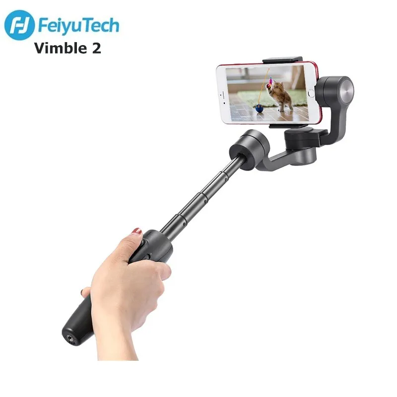 

FY FEIYUTECH Vimble 2 3-Axis Handheld Smartphone Gimbal Stabilizer With 183mm Pole Tripod Vicool APP Control For Smart Phones