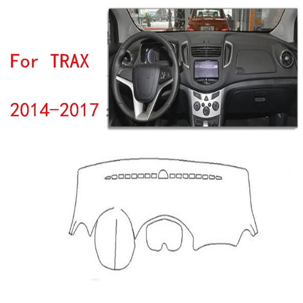 Dongzhen Car Dashboard Cover Avoid Light Pad Instrument Platform Dash Board car styling For Chevrolet TRAX 2014 to 2017 | Автомобили и