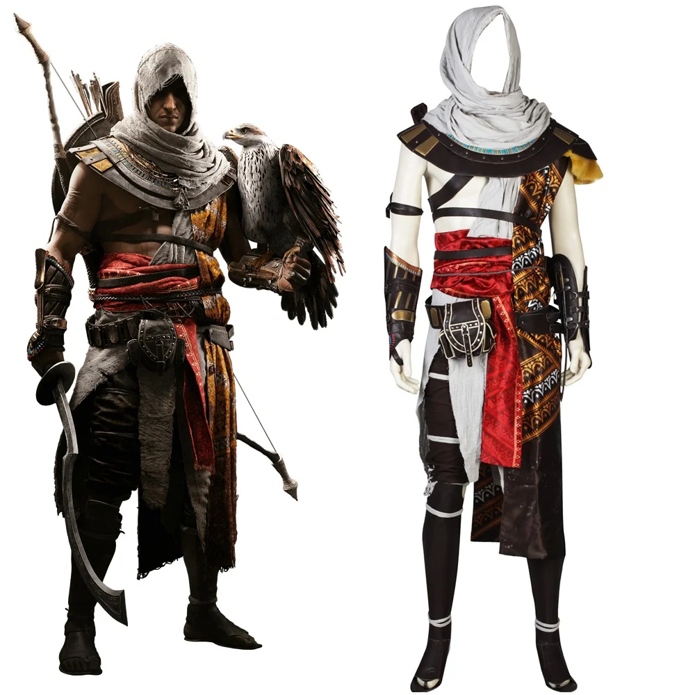 

AC Origins ACO Bayek Cosplay Costume Men's Halloween Hunter Outfit