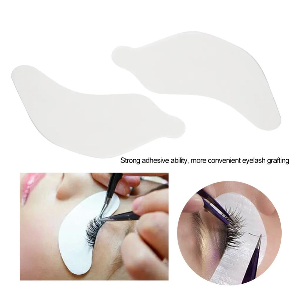 

1 Pair Silicone Eyelashes Extension Pad Gel Patch Lint Free Eyepads Lash Extension Wraps Reuseable Eye Pads Tape