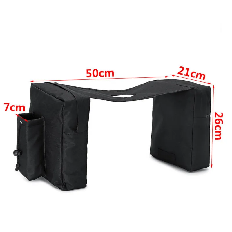 Najtaniej ATV torebka podsiodłowa plecak dla koni sakwy torba dla Polaris motor terenowy ski doo czarny 21*28*26cm torba na akcesoria motocyklowe