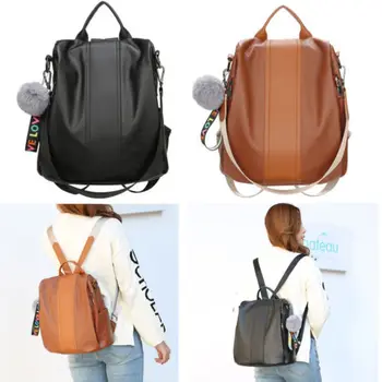 

Anti-theft Backpack Female Brand Leather Women's Backpack Large Capacity Travel