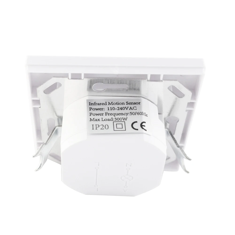  Motion Sensor Switch 220V 110V AC PIR Infrared Wall Mounted Movement Automatic Detection Recessed L - 32984811210