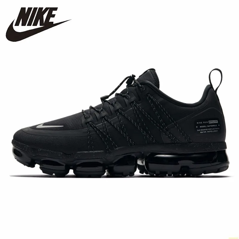 Nike Air Vapormax Run Utility Official Men Running Shoes Utility Shock Absorption Comfortable Breathable Sneakers #AQ8810-003