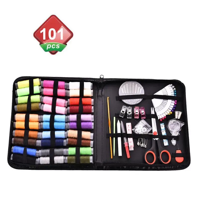 

101 - PieceS Portable Mini Travel Household Sewing Box Set Sewing Kit Storage Bags Sundries Organizers Home Tools