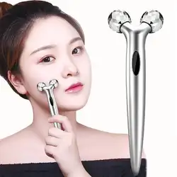 Лифтинг для лица V-line Slim Face Eye beauty 3D 42g Roller Relax Mini Massager Silver